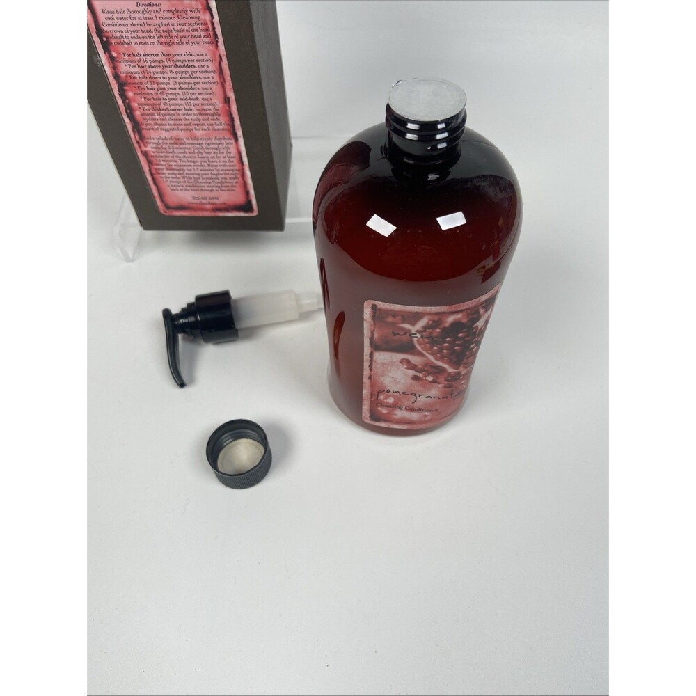 Wen Pomegranate Cleansing Conditioner 16 fl oz W/Pump New Sealed with Box - Picture 4 of 7